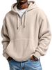2025 European and American Men's Hooded Zipper Sweatshirt - Casual Autumn/Winter