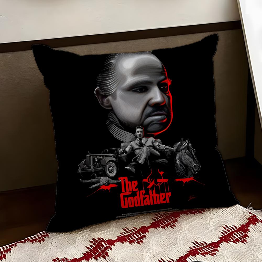 The GGodfather Movie Cushion Cover Reversible Soft Durable Pillow Cover Home  Car MultiScene Use for Daily Comfort