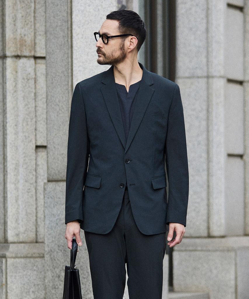 Stco Motion-Free Air Suit Set Khaki Gray (Slim Fit)_Ssjub04Set