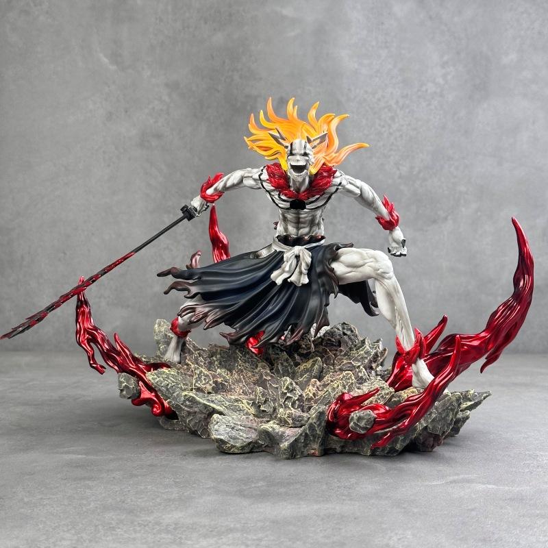 NEW BLEACH Figure Hollow Kurosaki Ichigo Zangetsu Japanese Anime PVC Action Figure Toy GK Game Statue Collectible Model Doll Gif