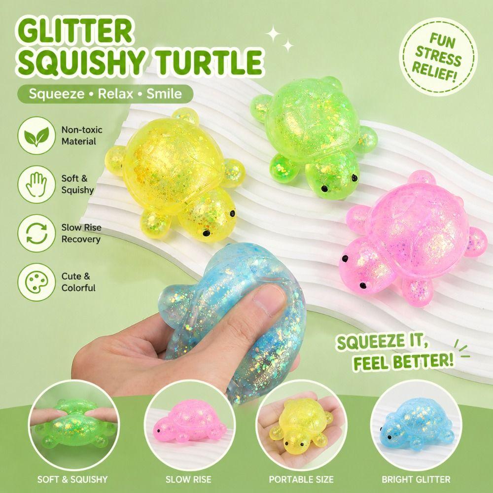 Soft Turtle Squeeze Toys Anxiety Relief Fidget Toys Novelty Sensory Fidget Gift