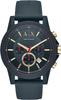 Armani Watch OUTER BANKS AX1335 Regular Imported Product Blue [AX Exchange] Men's