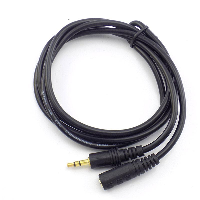 1,5/3/5/10 M DC 3,5mm Jack Stecker auf Buchse Kopfhörer Verlängerung Kabel AUX Audio stereo Für PC AV Audio Lautsprecher