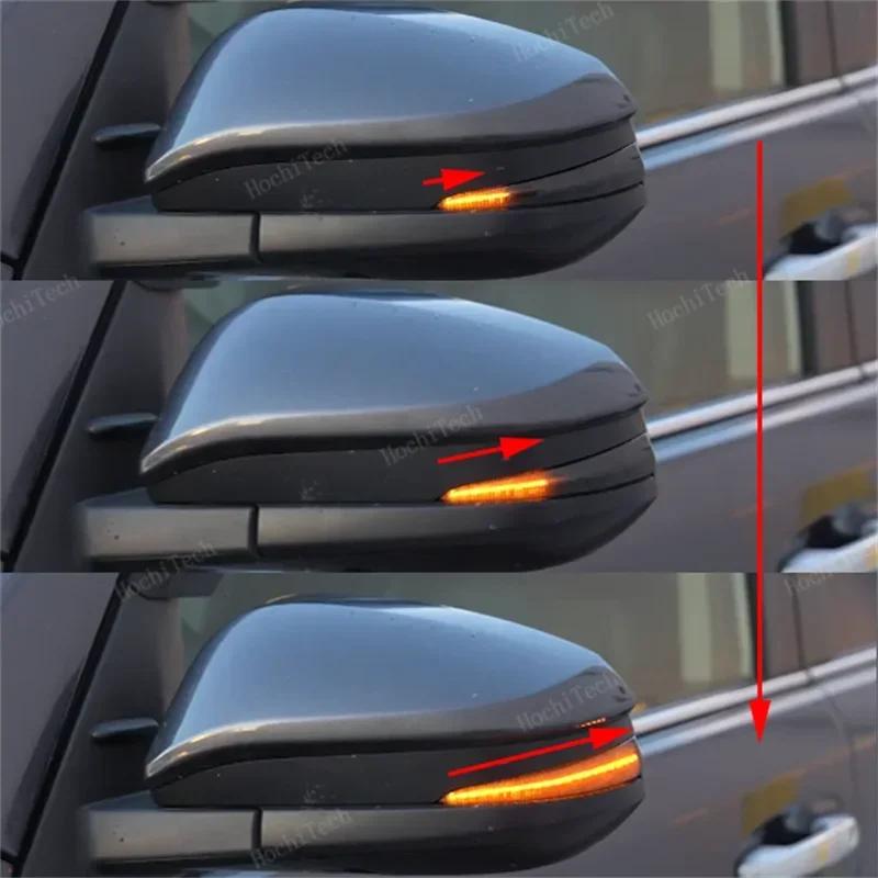 For Toyota RAV4 XA40 4Runner Highlander XU50 Kluger Noah R80 Side Mirror Blinker Indicator Lamp LED Dynamic Turn Signal Light