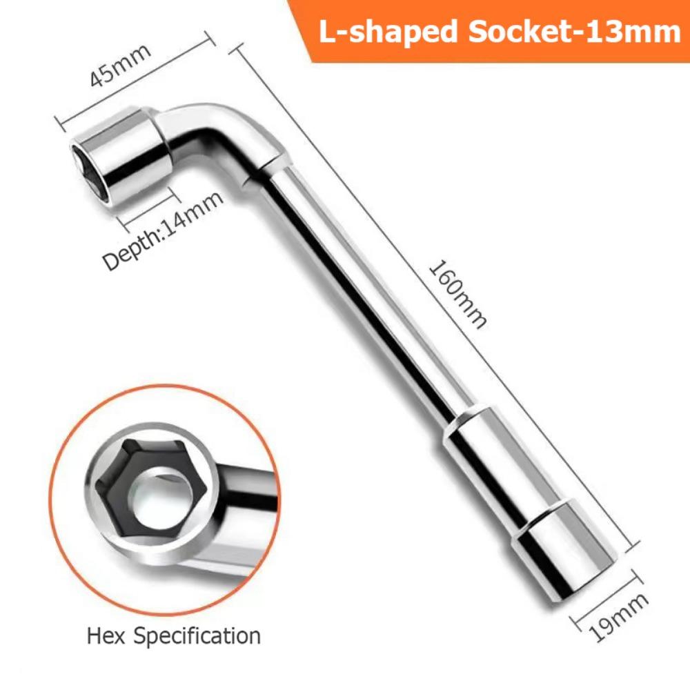 Hex Socket Head Hex Socket 6-19mm Hex Adapter Spanner Portable Hand Tool