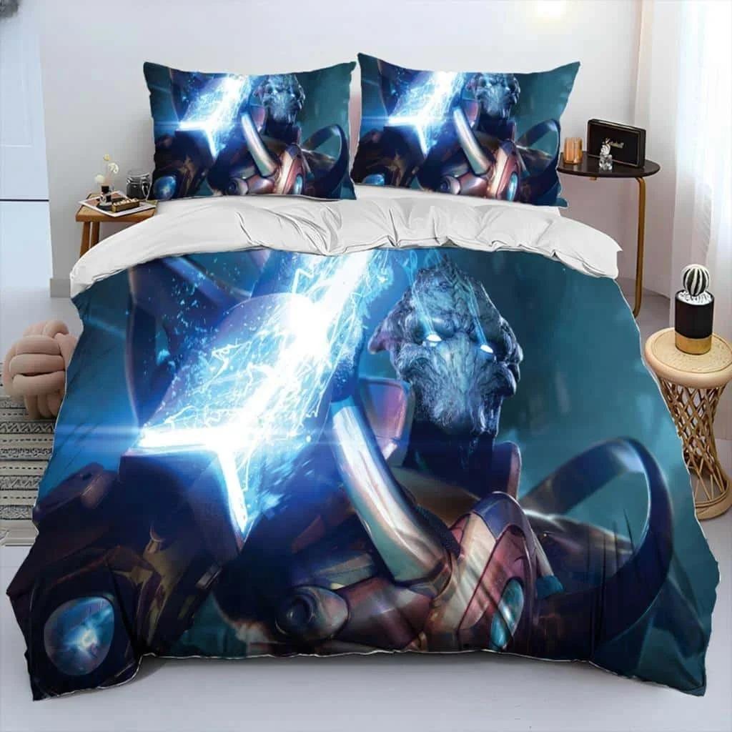 HD Print Game StarCraft Comforter Bedding Set Duvet Cover Bed Set Quilt Cover Pillowcase King Queen Size Home Textiles