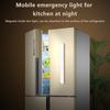 New Modern and Elegant Rotatable Rechargeable LED Night Light with Touch Dimming for Bedroom, Mirror Front Light, and Under Cabi