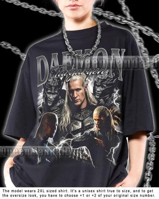 Daemon Targaryen T-shirt 90-tal Retro Fan Tee, Unisex Film T-shirt, Bootleg Vintage Stil KUS47
