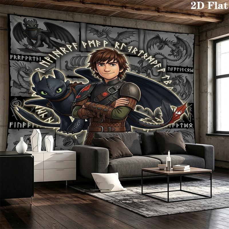 Hoe Train Draak Wandkleed Esthetisch Wandkleed Bedrukt Stof Deken Decoratieve Wandkleden Voor Slaapkamer Woonkamer Huisdecoratie