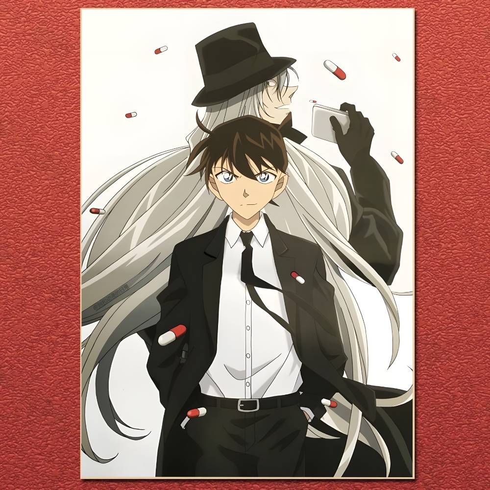 D-DETECTIVE Conan ANIME Poster Canvas Painting Poster With Prints Home Bedroom Living Room Decoration Gift