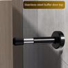 Useful Stainless Steel Door Stopper Wall Protector Noise Canceling Door Crash Pad Anti-Collision Hardware Door Holder Home