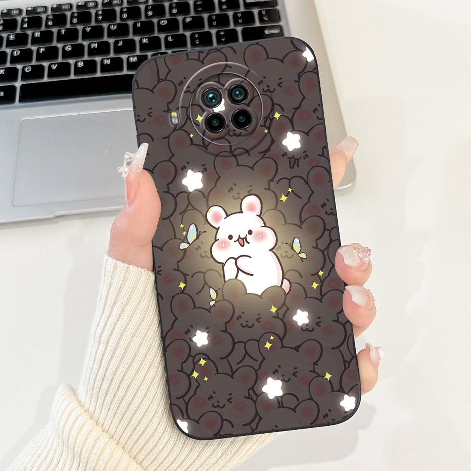 For Xiaomi Mi 10T Lite 5G Case Cute Panda Rabbit Soft TPU Silicone Shockproof Cover For Xiaomi Mi 10i Redmi Note 9 Pro 5G Fundas
