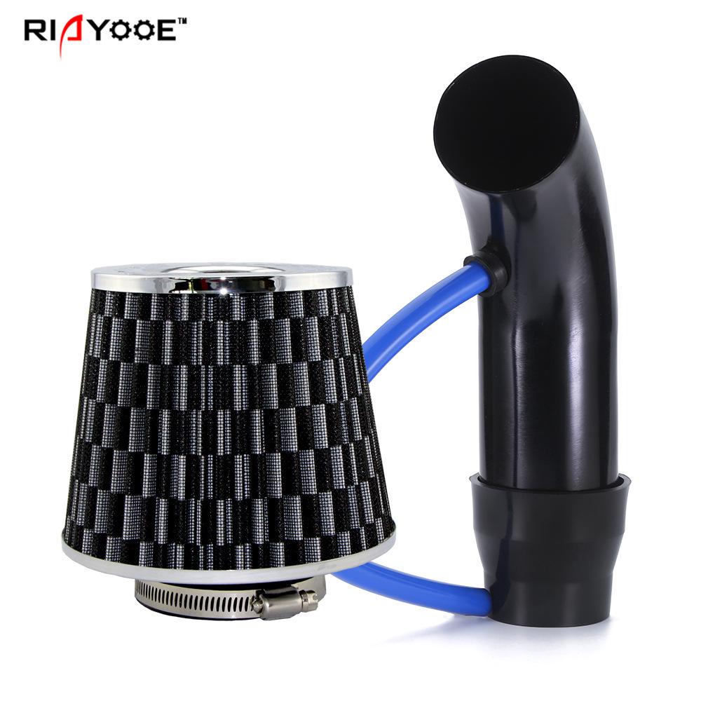 Universal 76MM Aluminum Intake Pipe & Air Filter Kit - Mushroom Head Design