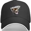 Screaming Goat Funny Animal Meme Baseball Cap Cotton Casual Adjustable Hat for Adults