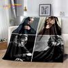 3D Mads Mikkelsen Aktorius Žvaigždė Minkštas Pliušinis Antklodė, Flanelinis Antklodė Mesti Antklodė Svetainei Miegamajam Lovai Sofai Iškylai Dangalas Vaikams