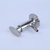 Stainless Steel SS304 Clamp Sample Valve 1.5" Sanitary Ferrule Tri Clamp Type Food Medicine Elliptic Sampling Valve