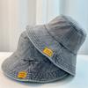 Trendy Women's Washed Old Cowboy Hat | Sunshade and Sunscreen Hat Korean Edition | Versatile Sun Hat Cover Face Small Fisherman Hat