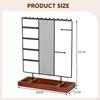 Jewelry Organizer Tower,Storage Rack Bracelet Necklace Holder Stand with Display Tray for Countertop