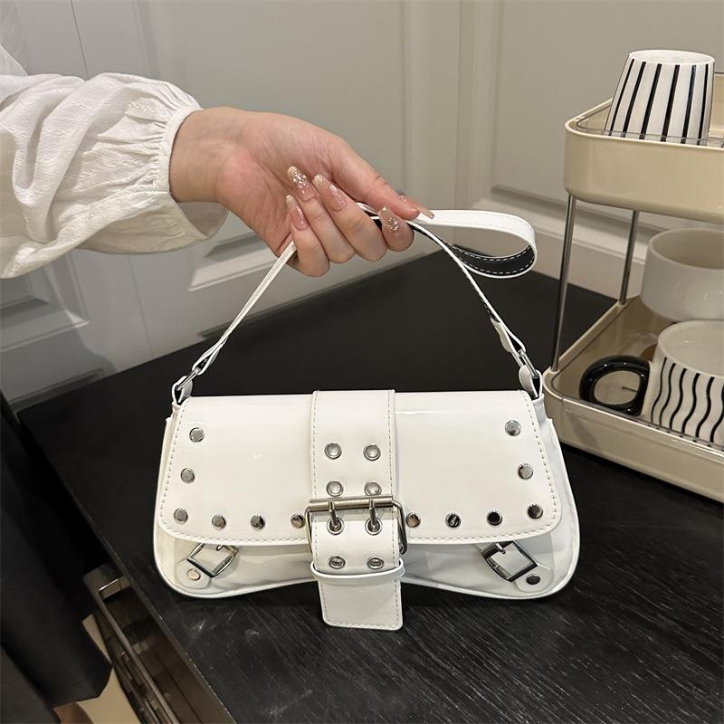 Punk style willow nails shoulder bag 2 summer new niche fashion versatile handbag underarm bag