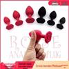 Rose Silicone Anal Plug for SM and Adult Play