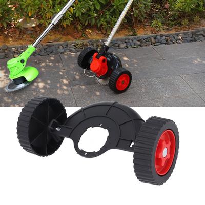 Grass Trimmer Support Wheel Weed Trimmer Support Wheel Multifunctional Portable Grass Trimmer Auxiliary Wheel Attachment