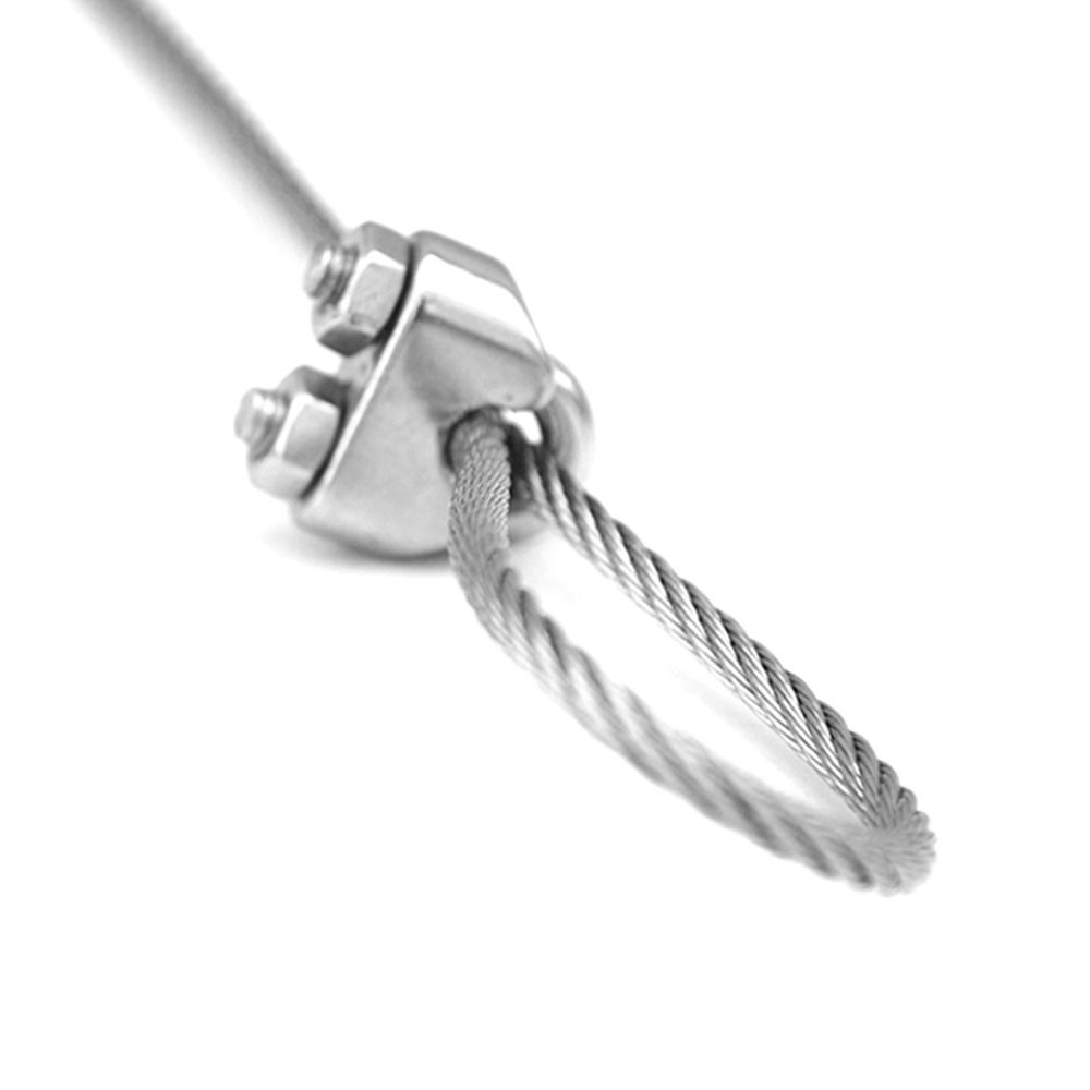 1 pièce Gaine pour câble métallique M2/3/4/5/6/8/10/12/14mm Clip de fixation en acier inoxydable 304 Clip de câble Type U Quincaillerie Serre-câble Boulons Gréement