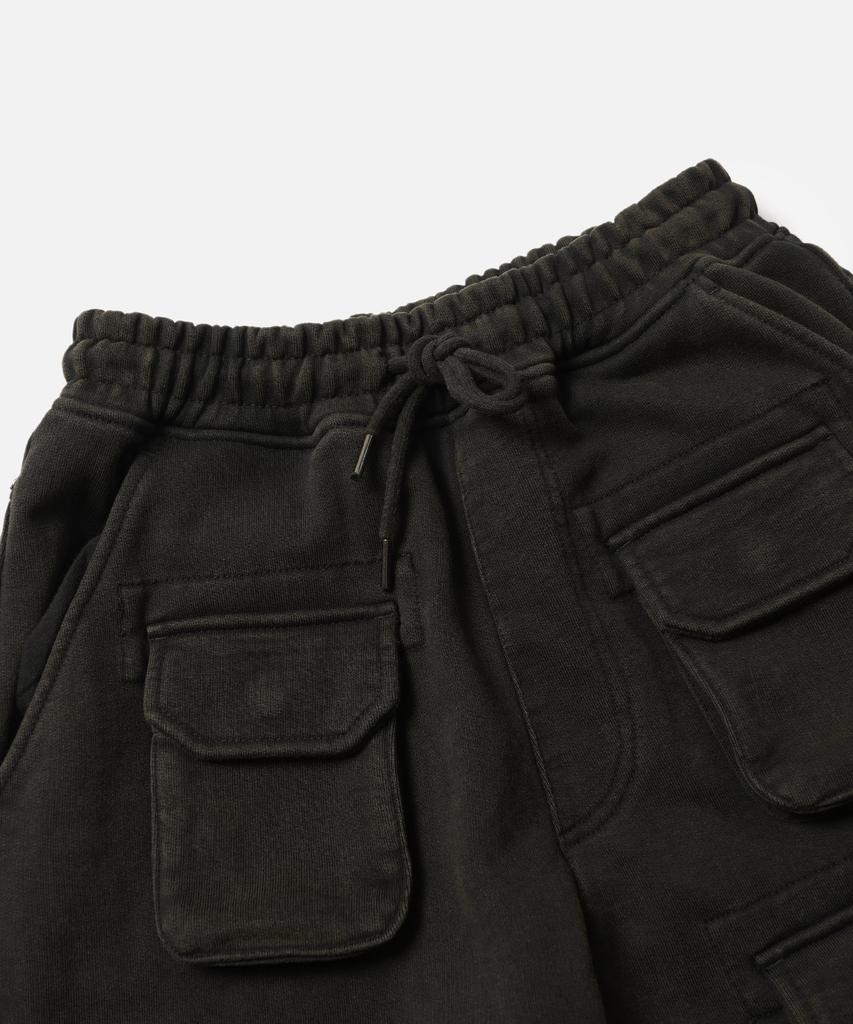 FRIZMWORKS French Paratrooper Sweat Pants _ Black Brown