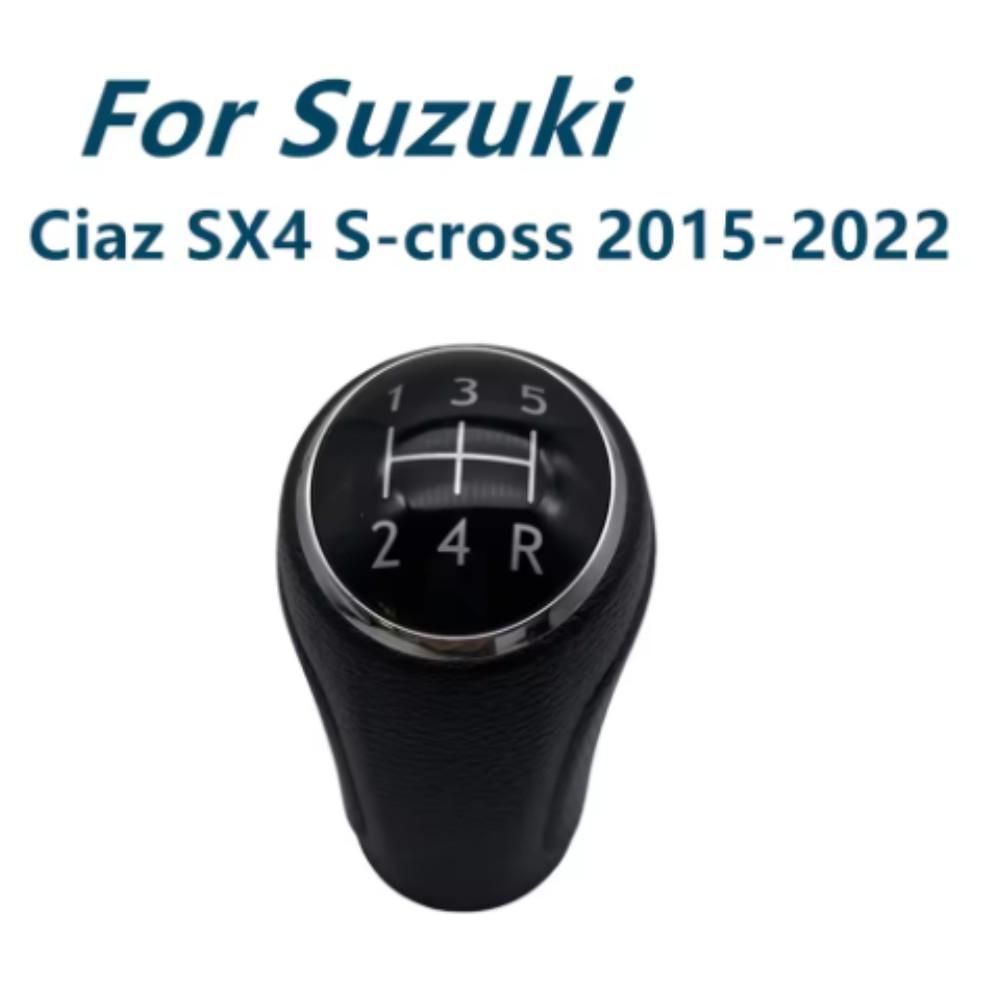 For Suzuki SX4 S-Cross Vitara Ciaz 5 / 6 Speed 1.6L 1.4T Engine Manual Shift Lever Gear Knob Car Accessories