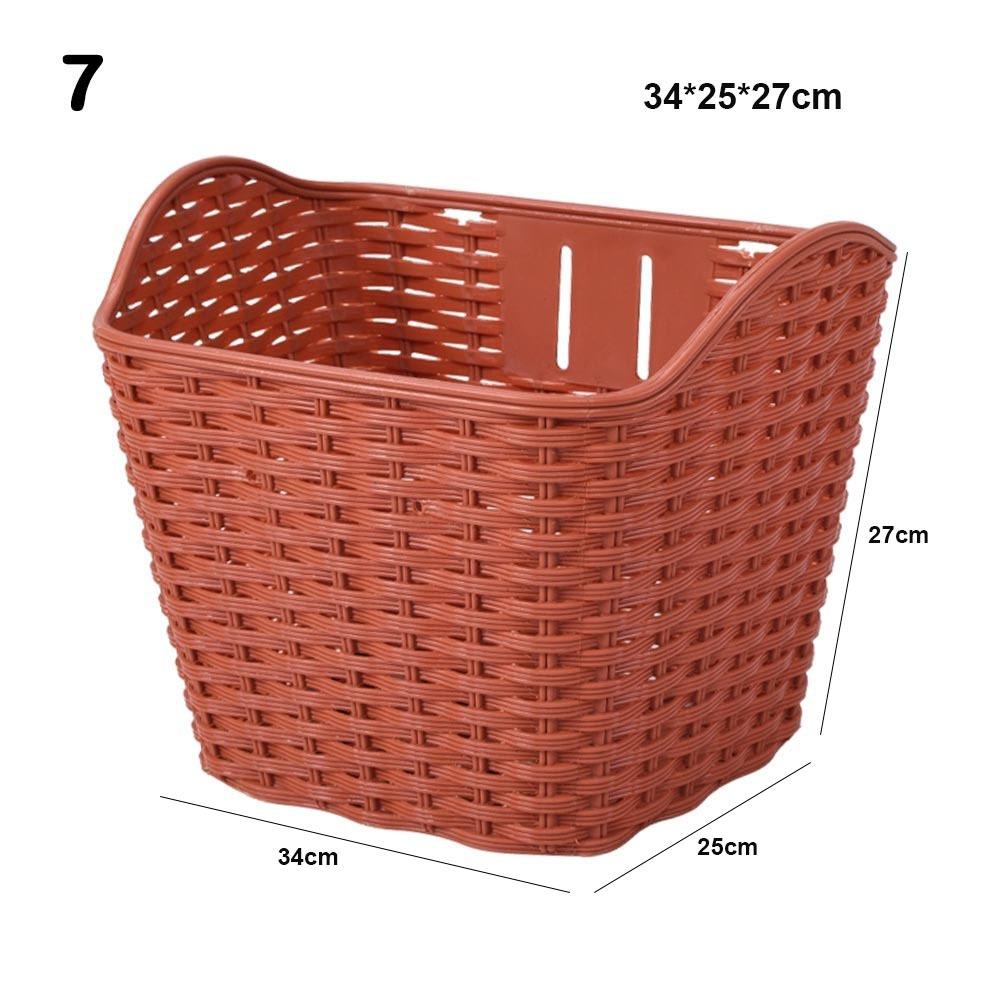 Hollow Children Bike Basket Plastic Student Front Basket Rear Cycling Accessories