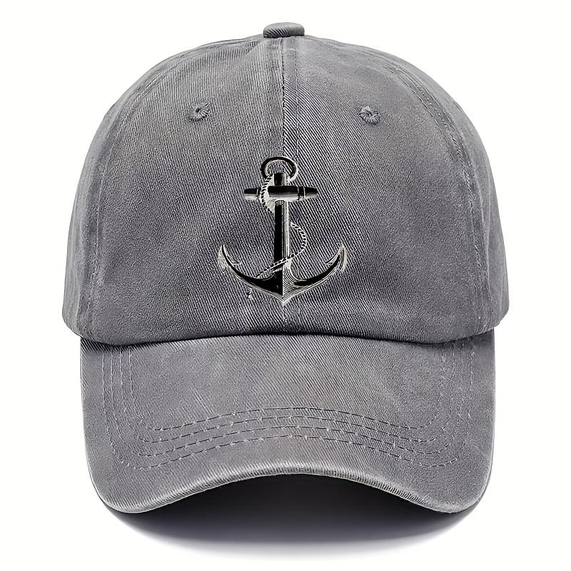 Maritime Anker Baseballkappe Verstellbare Dad Hat Unisex Lässige Segler Abenteuer Thema Kopfbedeckung