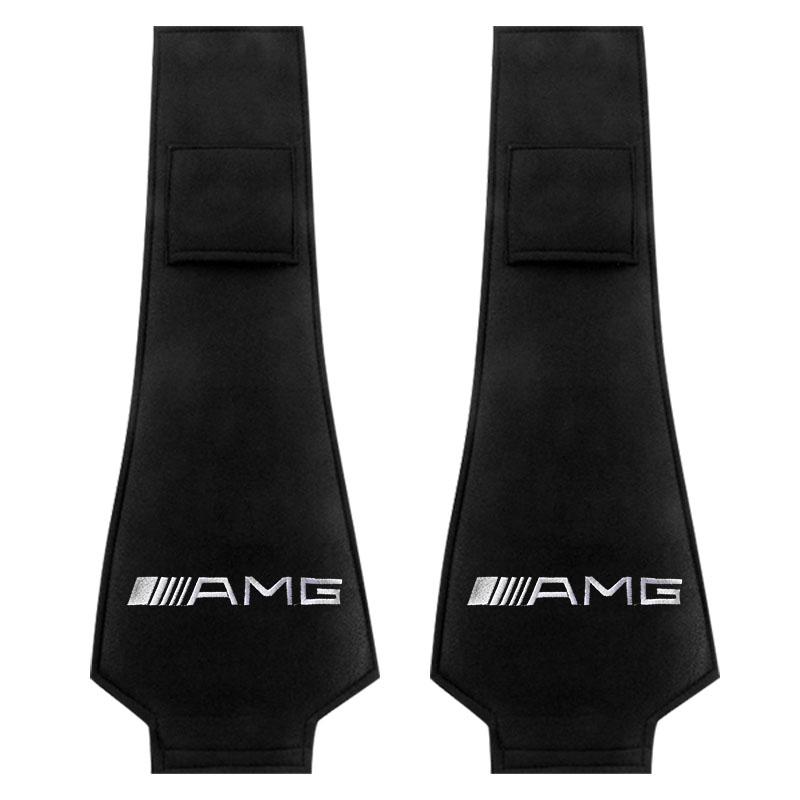 1/2pcs Car Accessories Seat Headrest Protective Covers For Mercedes-Benz AMG C500 C200 C300 A B C E GLA CLA GLK GL ML GLE W204 W205 W203 W211 W212
