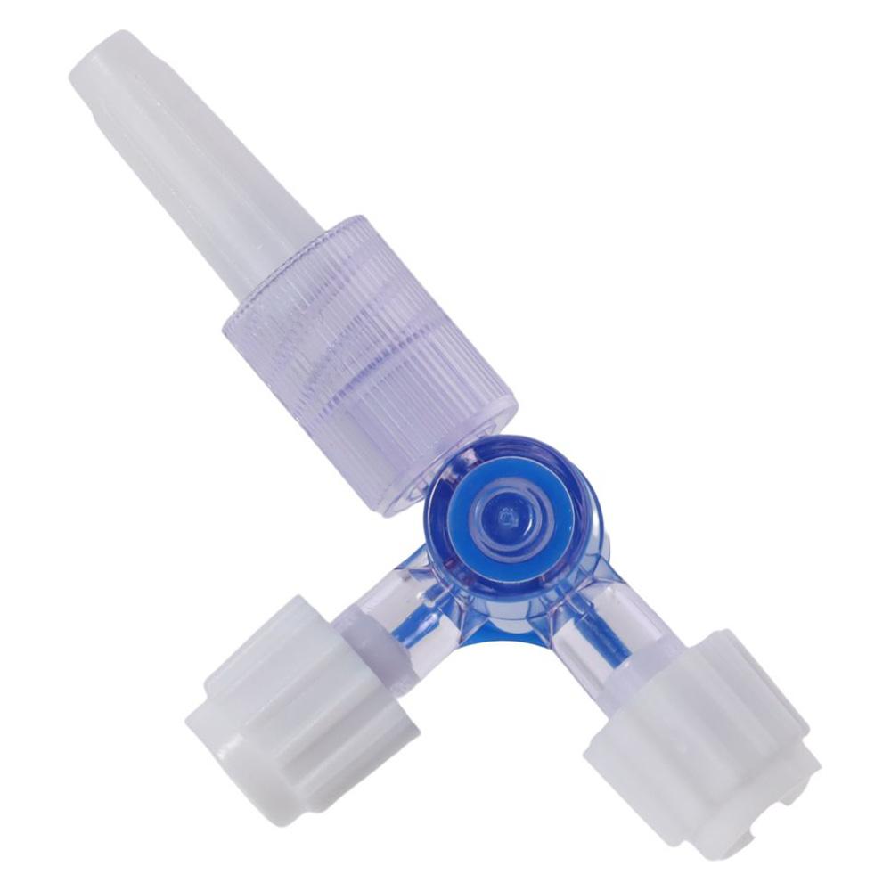 6pcs Plastic 3-Way Valve 3-Way Stopcocks Water Valve Medical Ball Valve School Projects
