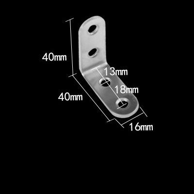 Angle Stainless Steel Corner Brackets Glass Fasteners Protector Nine Size Corner Stand Supporting Furniture Hardware