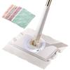 Serpillère humide/sèche: Balai automatique avec pince à tissu, porte-essuie-tout, balai de sol, pince à lavette, balai sec/humide, balai à main sans salissures, balai à serviette entièrement automatique