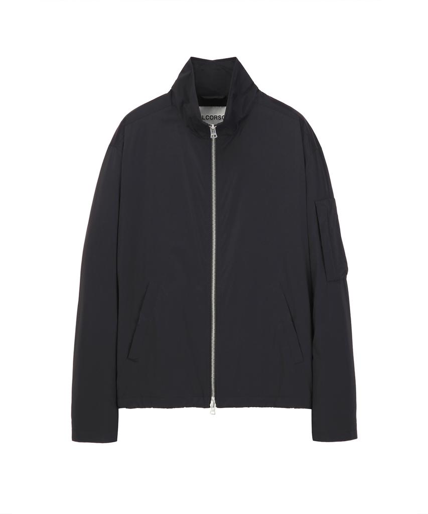 Il Corso Matte Shell Nylon Blouson Jacket Black