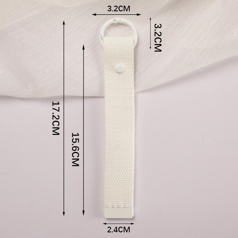 Fabric Strap Keyring Keychain Strap Baggage Tag For Women Men Diy Backpack Pendant Key Chains Accessories Bulk