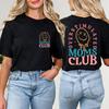 Overstimulated Moms Club Print Women Tshirts Funny Mama Tshirts for Women Casual Graphic Design Pullover Tshirt Short Sleeve