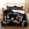 Kiss Band Fashion Comfortable Duvet Quilt Cover Pillowcase Bedding Set Children Bedroom Decoration Home Textile
