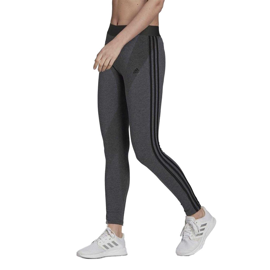 adidas Damen Essentials Baumwollmischung 3 Streifen Sport Leggings