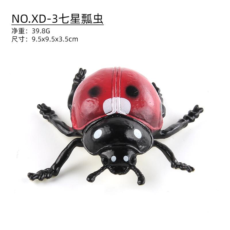 Export Simulation Insect Animal Model Monarch Ladybird Butterfly Caterpillar Cognitive Static Ornament Toy