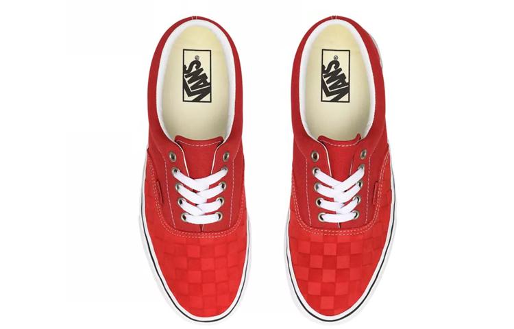 Vans Era 'Deboss Checkerboard - Pompeian Red'