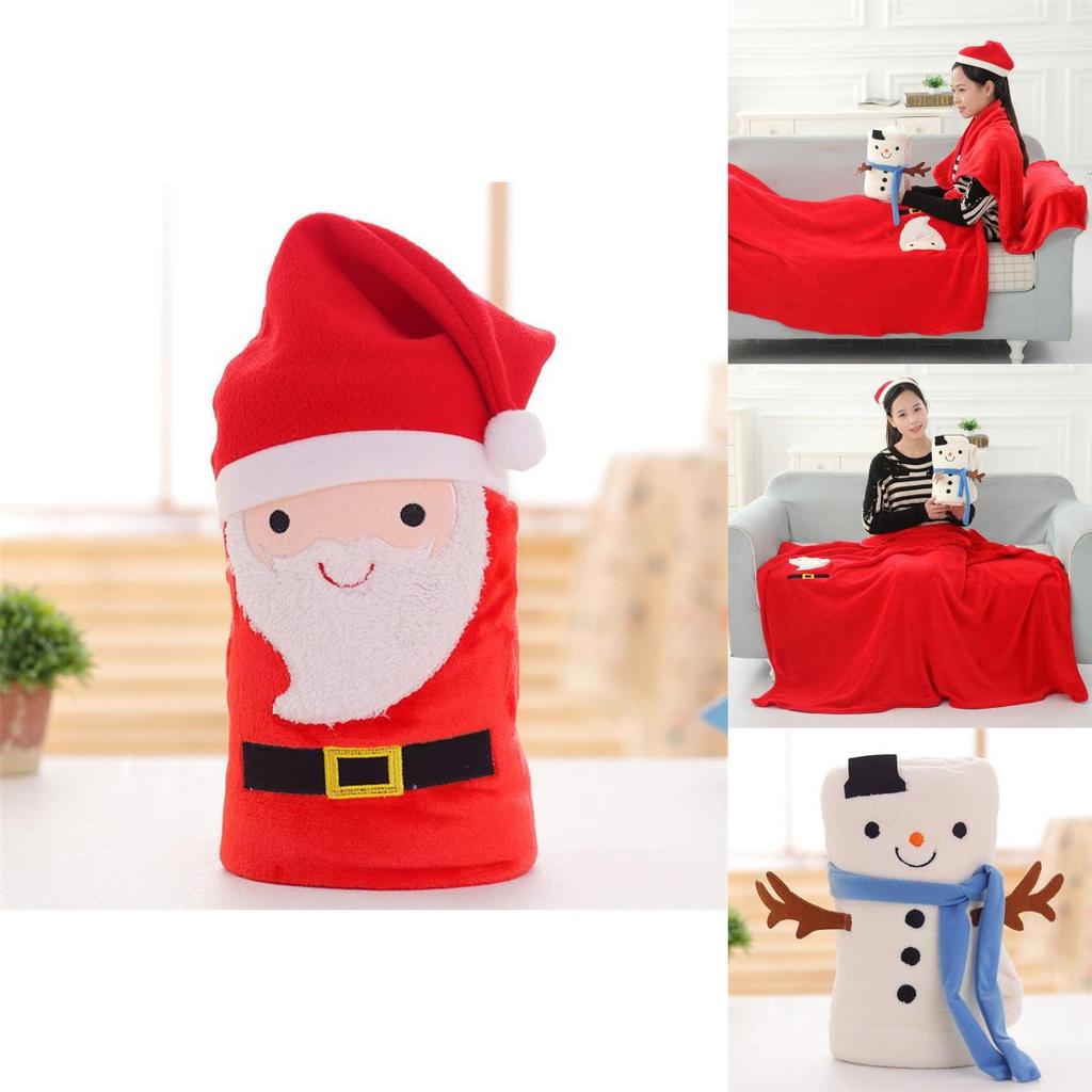 Luxuriös weiche Frohe Weihnachten Decke mit entzückendem Weihnachtsmann-Design für Kinder