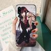 Steins Gate Anime Phone Case For Huawei P50 P40 P30 Pro Lite P Smart 2021 2019 Magic 3 Soft Black Phone Cover