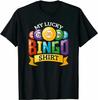 My Lucky Bingo T-Shirt Funny Bingo Player For Men Gift, Size M - 3XL