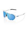 Baegpeosenteu Westcraft, Soft Tect White - Hyper Blue Multilayer Mirror Lens