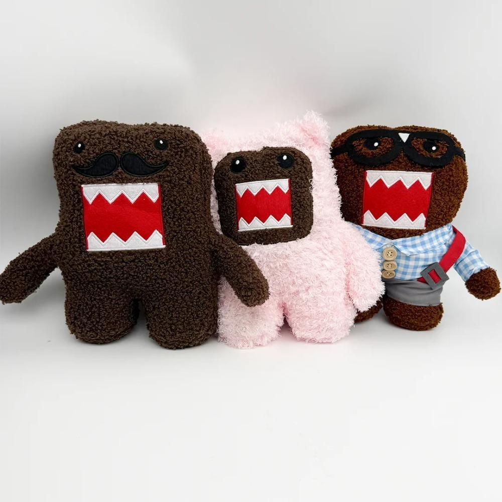 TreasuringU 2026 New Domo-Kun Plush Backpack Brown Domo Kun Stuffed Bag Cute Small Shoulder Messenger Bag with Toy Birthday Gift