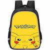 Zaino per Bambini Pikachu Grande Capacità Leggero 3D in Tessuto Oxford Per la Scuola