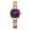 Jyullieoseu Ja-1294 Women'S Round Mother-Of-Pearl Metal Watch