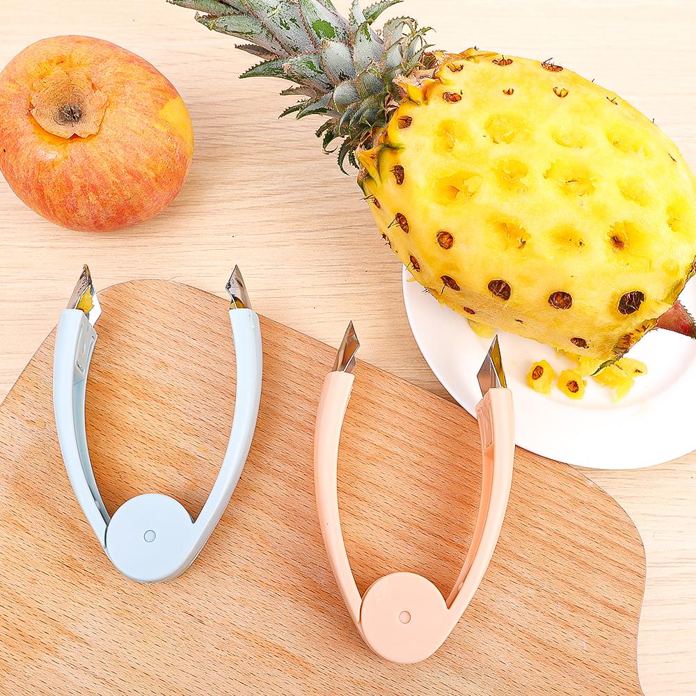 Ananas Gözü Çıkarıcı Soyucu Çok Fonksiyonlu Paslanmaz Çelik Çilek Ayıklayıcı Meyve Çekirdeği Çıkarıcı Kesici Ev Mutfak Aksesuarları
