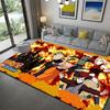 Naruto Legendary Scene Pattern Rug Durable Non-Slip Carpet for Bedroom Game Room